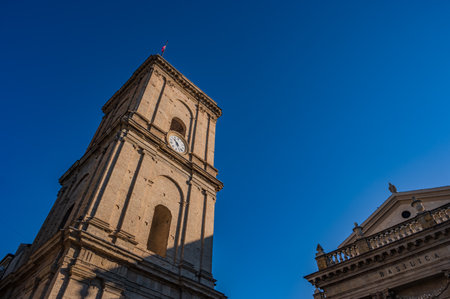 The Cathedral of the Madonna del Ponte is the main place of worship in Lanciano. It was elevated to the rank of minor basilica in Feb. 1909, and in 1940 it was declared a National Monumentの写真素材
