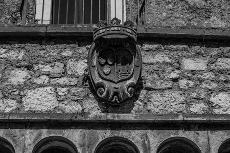 Pignatelli Castle dates back to the 18th century, when the Lombards erected a small fort, with the chapel of San Michele, their patron saint, now the parish church of the town.の写真素材