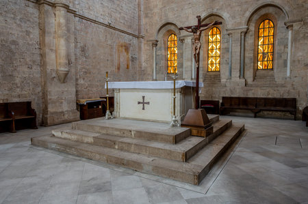 The Fossanova Abbey is located in the municipality of Priverno. In its majestic elegance and solid...