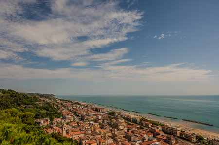 Cupra Marittima (MarÃ  or CÃ³prÃ« in Cuprense dialect, Marano until 18 December 1862) is an Italian municipality of 5,352 inhabitants in the province of Ascoli Piceno in the Marche region.の写真素材