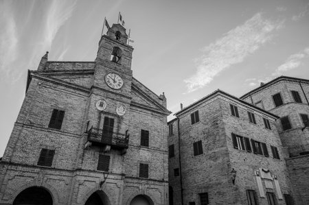 Montedinove is a municipality in the province of Ascoli Piceno. The town sits on a hill 561 meters above sea level between the Aso and Tesino valleys, on the slopes of Mount Ascensione.の写真素材