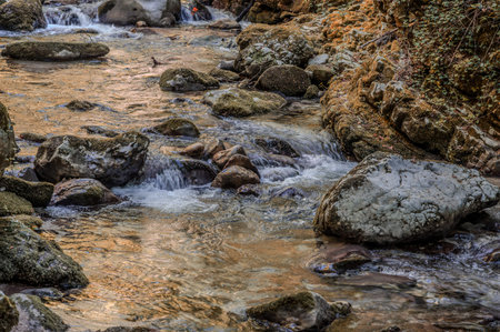 Over millions of years, the Orfento River (in the municipality of Caramanico Terme) has carved out a...