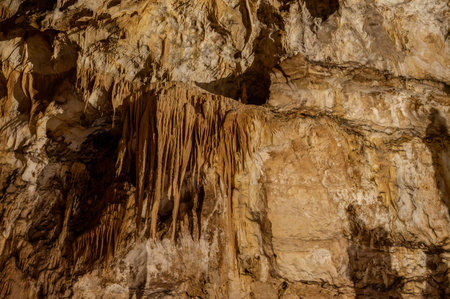 The Frasassi Caves are underground karst caves located in the municipality of Genga, in the province...