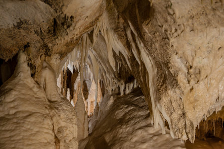 The Frasassi Caves are underground karst caves located in the municipality of Genga, in the province...