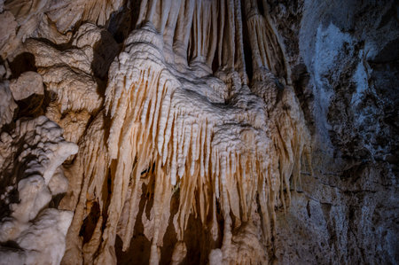 The Frasassi Caves are underground karst caves located in the municipality of Genga, in the province...