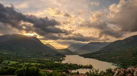 Lake Barrea is an artificial lake in the province of L'Aquila, in the Alto Sangro area; created in...