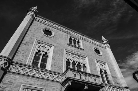 Petritoli is a hilly municipality in the province of Fermo overlooking the green and fertile Aso Valley, of which it represents, due to its abundance of olive trees, an important economic center.の写真素材