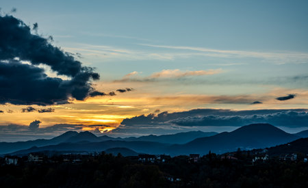 Molise is an Italian region with a stretch of coast overlooking the Adriatic Sea. It includes a part of the Abruzzo National Park in the Apennine mountain range, with a rich wildlife and trails.の写真素材