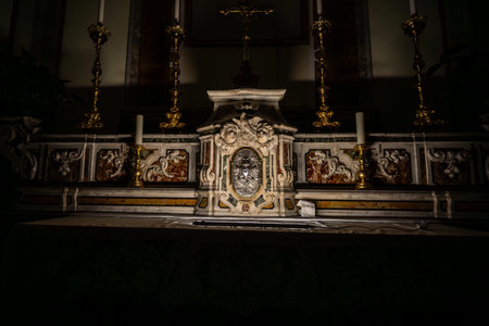 Isernia, Molise. The Cathedral of St. Peter the Apostle is the most important Catholic building of...