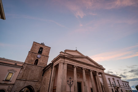 Isernia, Molise. The Cathedral of St. Peter the Apostle is the most important Catholic building of...