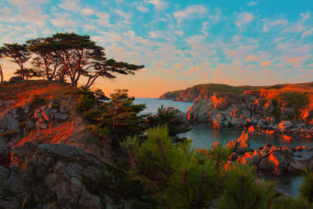 beautiful colors of dawnの写真素材