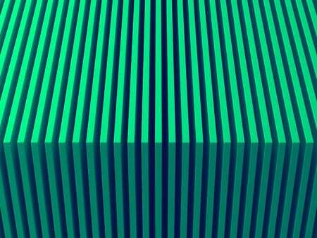 Green layers. Abstract background picture. 3D illustration. This image works good for text and website background, print and mobile application.の写真素材