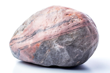 Taaffeite is a rare precious natural geological stone on a white background in low key. Fashionable jewelry elegant decoration. AI generated.の素材