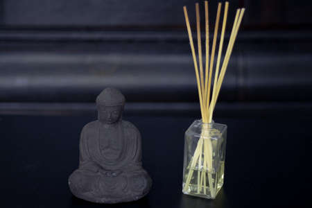 A figure symbolizing calm, wisdom, healthの写真素材