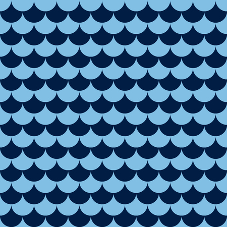 seamless pattern from the blue alternating circles. vector illustrationのイラスト素材