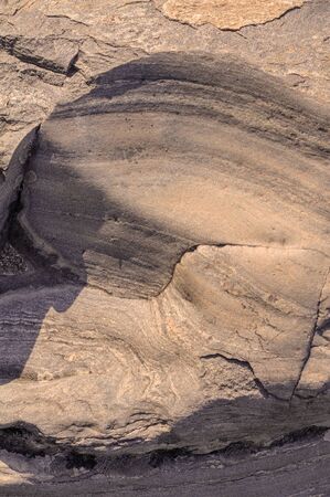 Background of an interesting layered stoneの写真素材