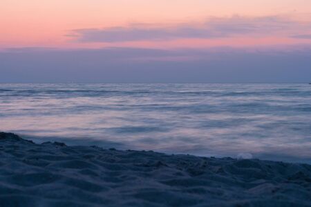 sunrise over the seaの写真素材