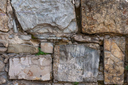 Small decorative stone, crumb for landscape design, beautiful background for stories on social networks. Vintage background close-upの写真素材