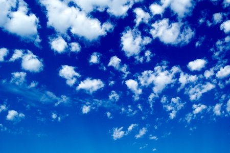 The blue sky.の写真素材