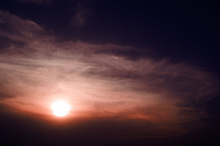 The beautiful sunset.の写真素材