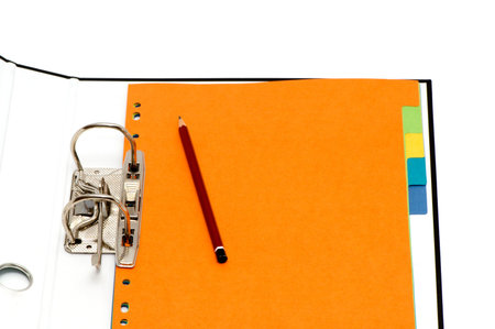 Folder isolated on a white background.の写真素材