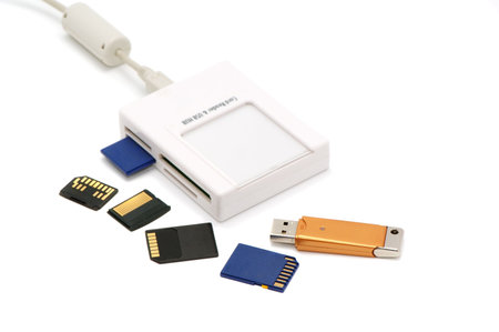 card-reader on a white background.