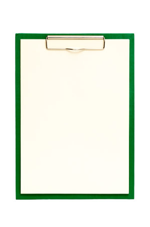 clipboard on a white background