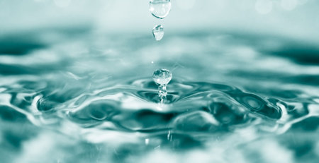 drop of water                                    の写真素材