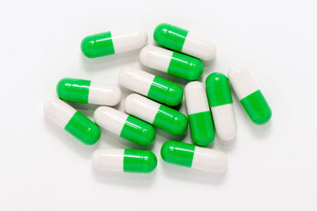 tablets on a white background                                   の写真素材