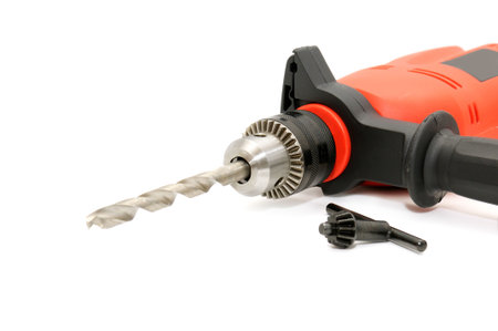  drill isolated on a white background                                   