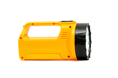 Electric small lamp isolated on a white backgroundの写真素材