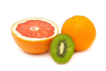 fruits isolated on a white background                                      の写真素材