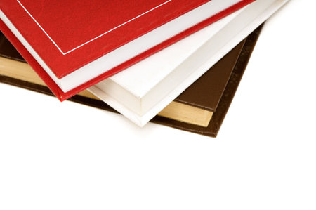 books isolated on a white backgroundの写真素材