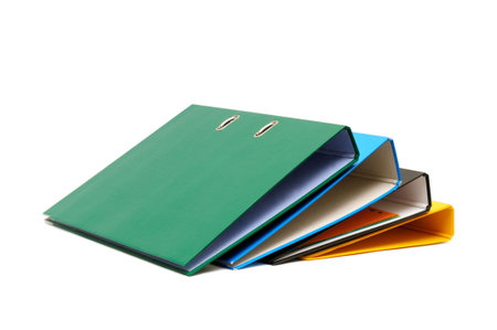loose-leaf binder isolated on a white background    