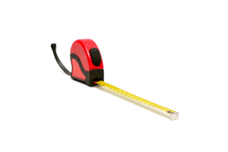 tape-line isolated on a white background      