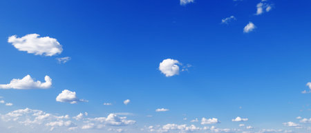 beautiful white cloudsの写真素材
