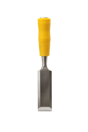 chisel isolated on a white                                    