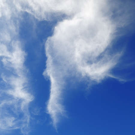 white cloudsの写真素材