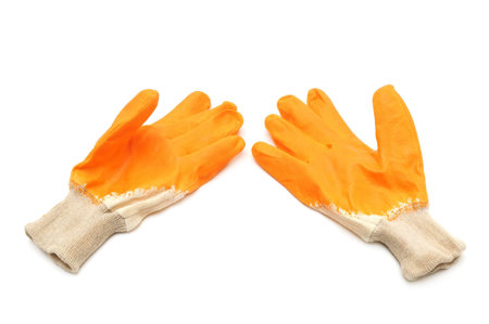 work gloves isolated on a white background                                   