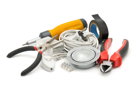 tools isolated on a white background                                    