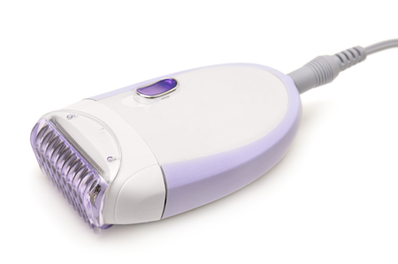 epilator isolated on a white backgroundの写真素材