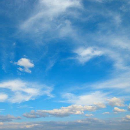 white cloud on blue sky