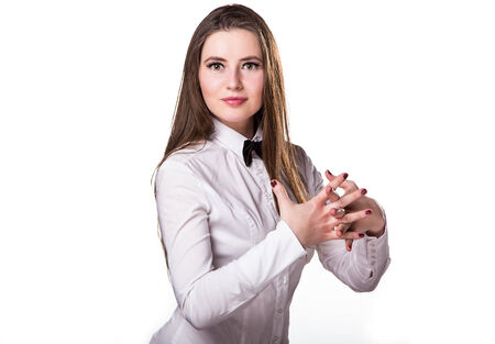 girl bartender rump casinoの写真素材