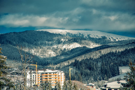 Carpathian mountains nature vacation mountainの写真素材
