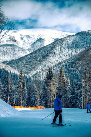 Carpathian mountains nature vacation mountainの写真素材