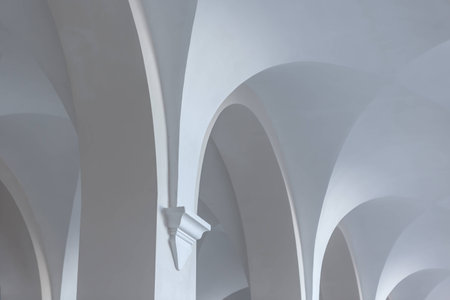 Antic architecture. Columns of an old buildingの写真素材