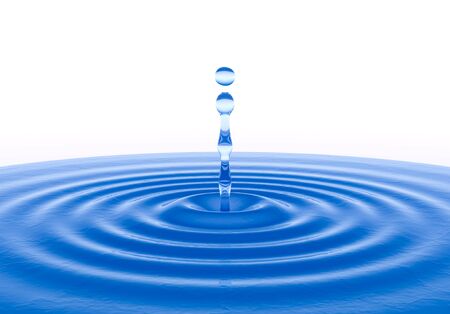 Water splash. Close-up view on natural background. の写真素材