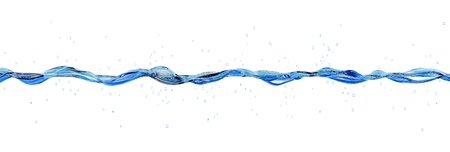 Water splash isolated on white background.の写真素材