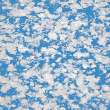 Clouds and Blue Sky background texture, high resolution 3d render.の写真素材