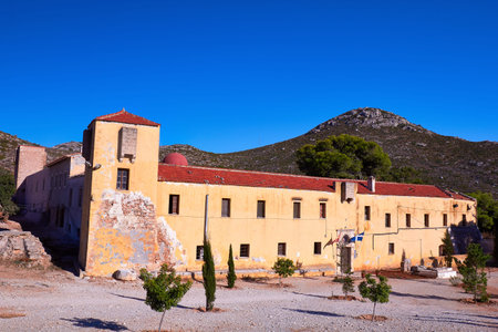 Monastery Gouvernetou of Chania in Crete, Greece.